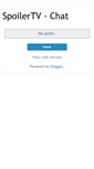 Mobile Screenshot of chat.spoilertv.com