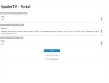 Tablet Screenshot of my.spoilertv.com